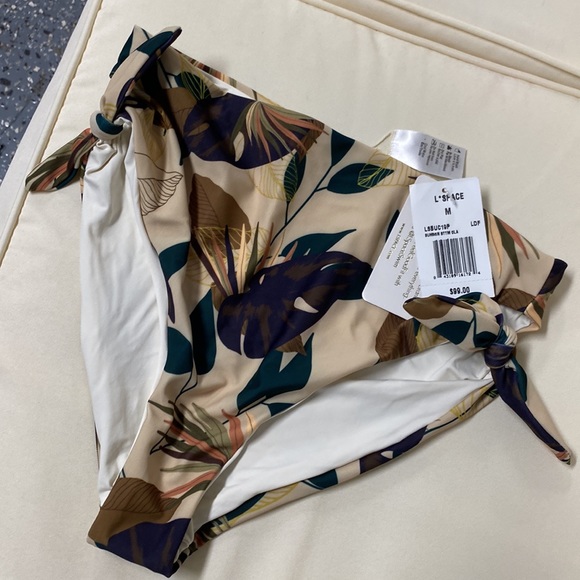 L*Space Bummin’ Bikini Bottoms Lotus Floral - Picture 9 of 12